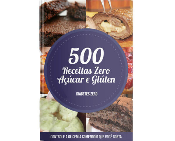 Livro de 500 Receitas Zero Açúcar