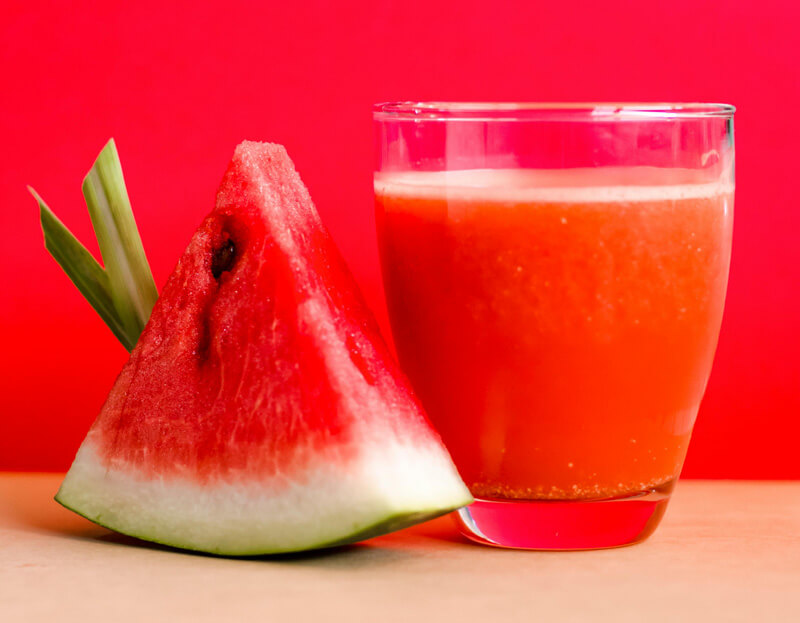 Suco de Morango e Melancia para Desintoxicar