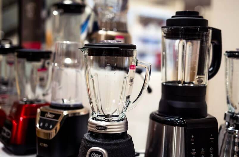 Motor de liquidificador em funcionamento seguro